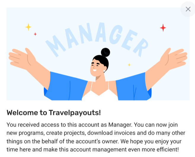 How to delegate access to your account Travelpayouts Help Center