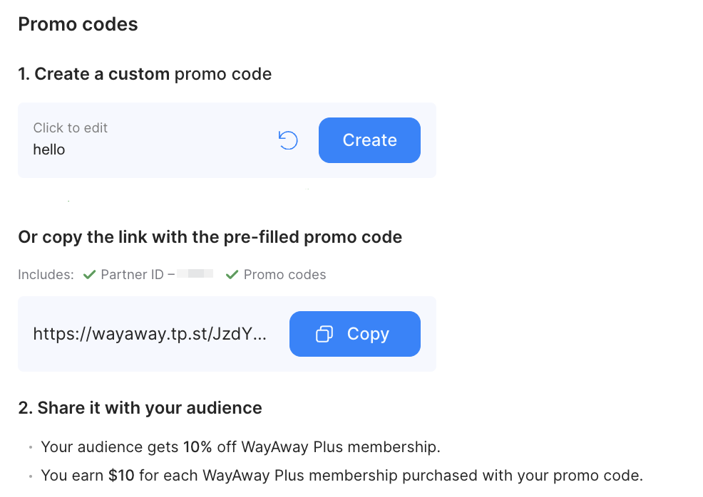 How to use promo codes